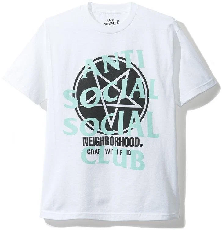 ANTI SOCIAL SOCIAL CLUB/NEIGHBORHOOD - FILTH FURY TEE (WHITE)