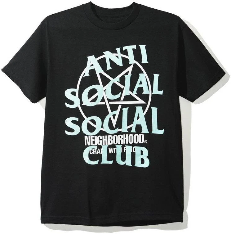 ANTI SOCIAL SOCIAL CLUB/NEIGHBORHOOD - FILTH FURY TEE (BLACK)
