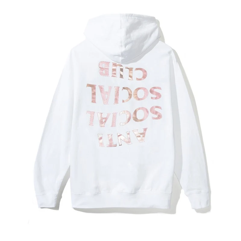 ANTI SOCIAL SOCIAL CLUB- MIND TRICKS HOODED SWEATSHIRT (WHITE)