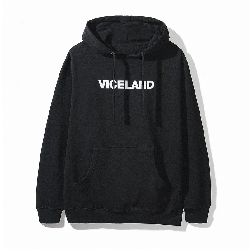 ANTI SOCIAL SOCIAL CLUB - VICELAND HOODED SWEATSHIRT (BLACK)
