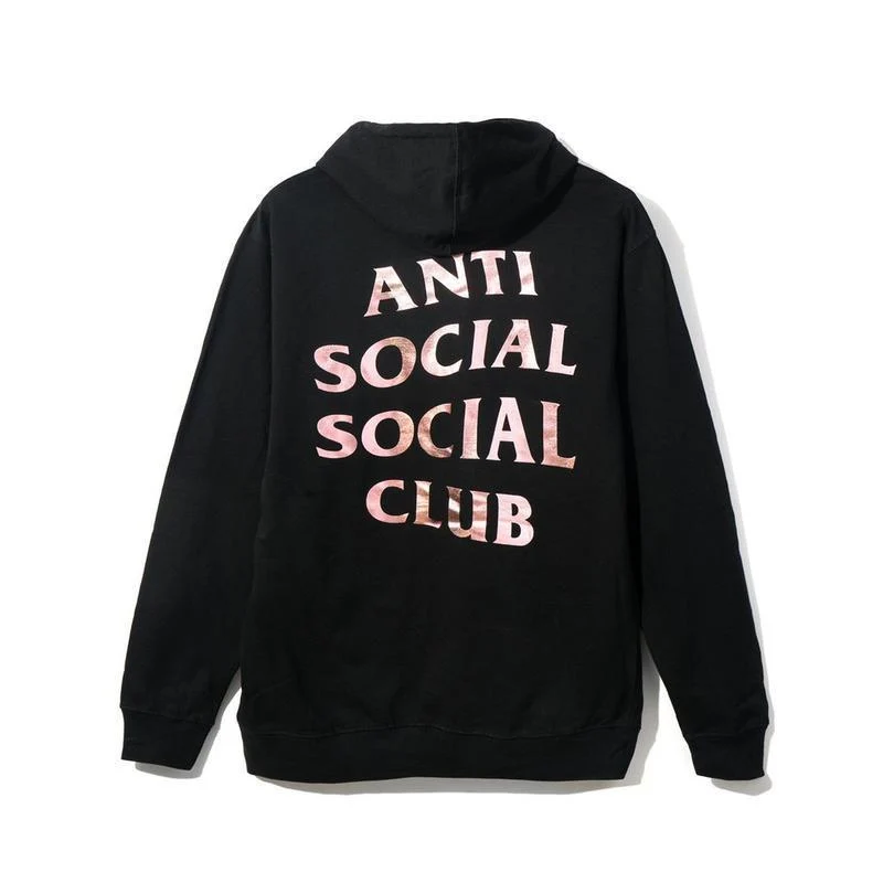 ANTI SOCIAL SOCIAL CLUB - STRESSED HOODIE (BLACK)