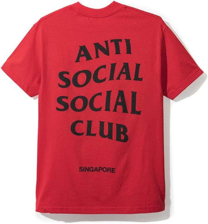 ANTI SOCIAL SOCIAL CLUB - SINGAPORE TEE (RED)