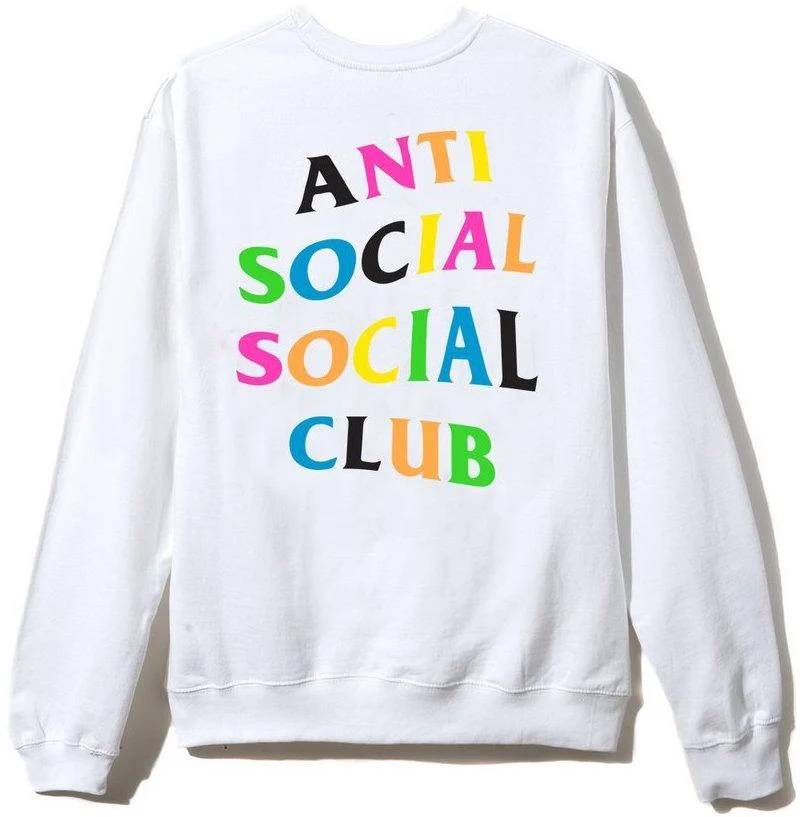 ANTI SOCIAL SOCIAL CLUB - RAINY DAYZ CREWNECK (WHITE)