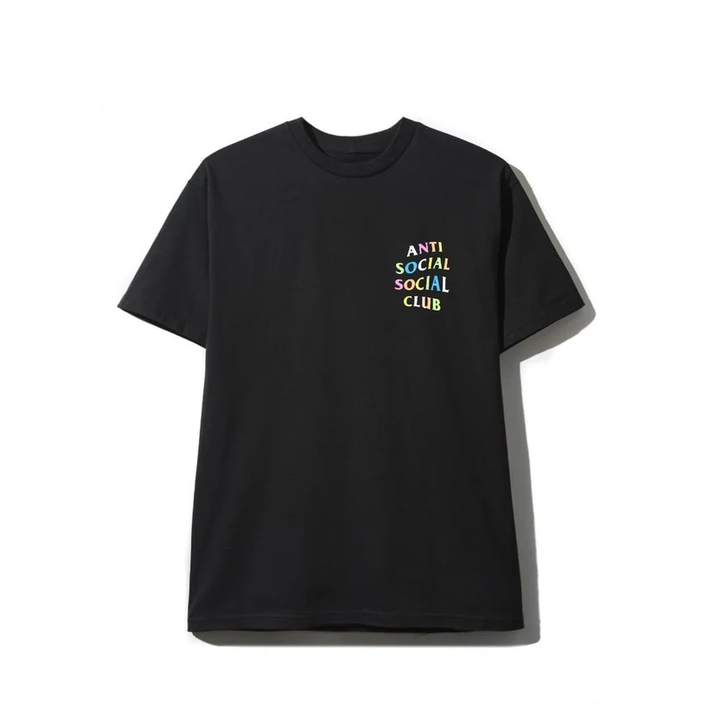 ANTI SOCIAL SOCIAL CLUB - RAINBOW TEE (BLACK)