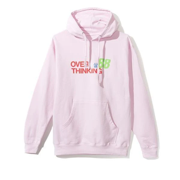 ANTI SOCIAL SOCIAL CLUB - OVERTHINKING HOODIE (PINK)