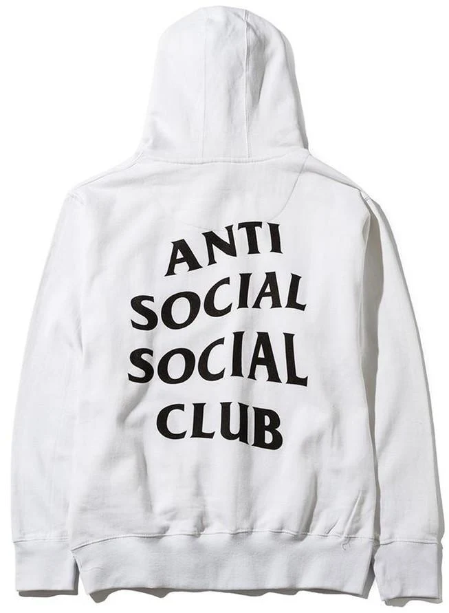 ANTI SOCIAL SOCIAL CLUB - MASOCHISM HOODIE (WHITE)