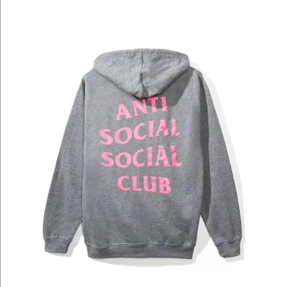 ANTI SOCIAL SOCIAL CLUB - LOUISA HOODED SWEATSHIRT (GREY)