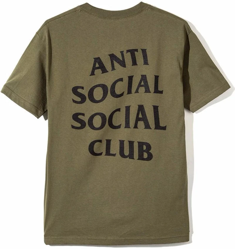 ANTI SOCIAL SOCIAL CLUB - LOGO TEE 2 (MILITARY GREEN)
