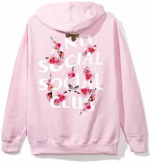 ANTI SOCIAL SOCIAL CLUB - KKOCH ZIP UP HOODIE (PINK)