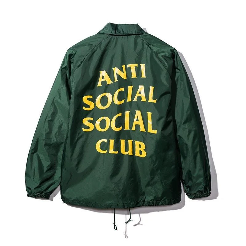 ANTI SOCIAL SOCIAL CLUB - COACHES JACKET (GREEN)