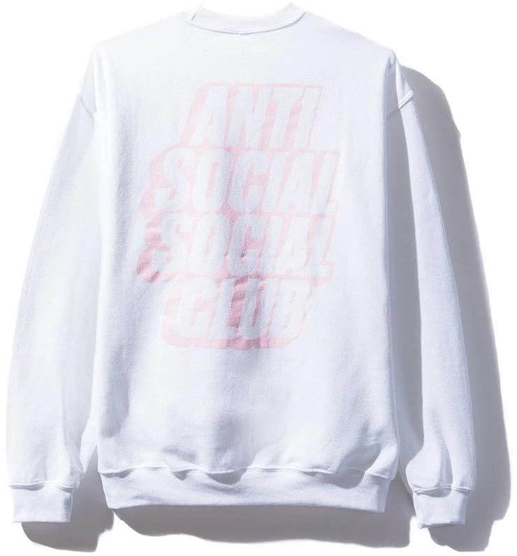 ANTI SOCIAL SOCIAL CLUB - BLOCKED CREWNECK (WHITE)