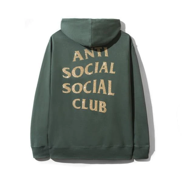 ANTI SOCIAL SOCIAL CLUB - BLINDED HOODED SWEATSHIRT (GREEN)