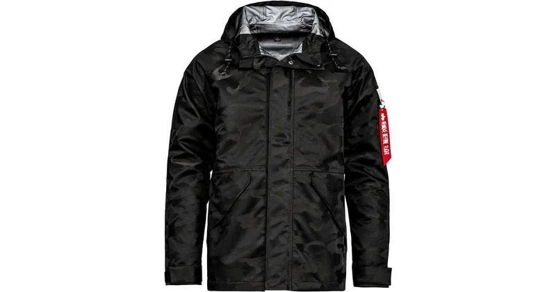 ALPHA INDUSTRIES - ECWCS TORRENT CAMO JACKET (BLACK)