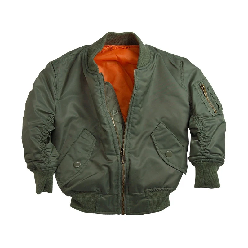 ALPHA INDUSTRIES - YOUTH MA-1 JACKET (SAGE GREEN)