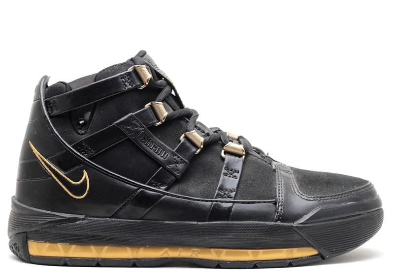 AIR LEBRON 3 (GS) - BLACK/GOLD
