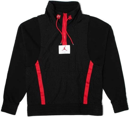 AIR JORDAN/UNION - NRG VAULT FLIGHT HALF ZIP JACKET (BLACK)
