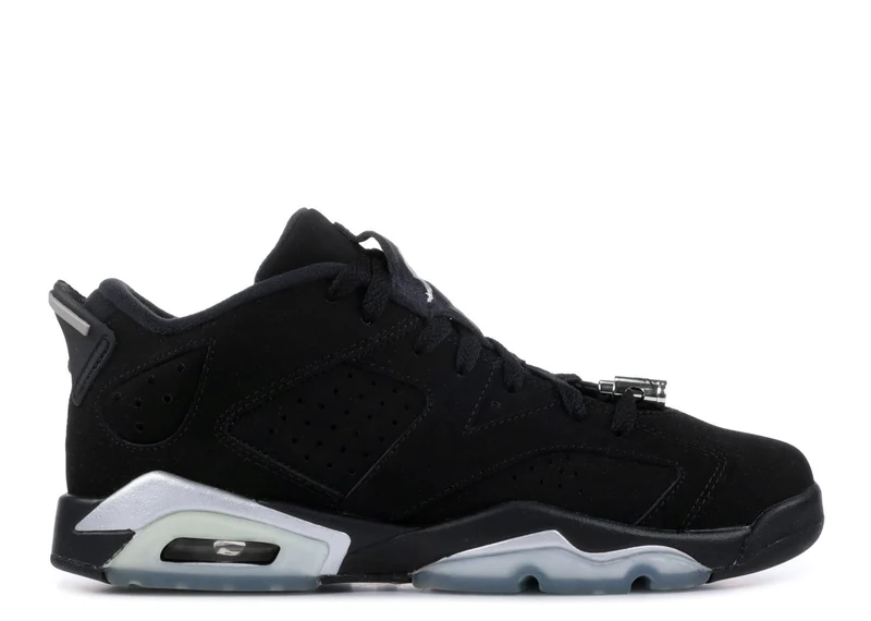 AIR JORDAN RETRO 6 LOW BG (GS) - CHROME [USED]