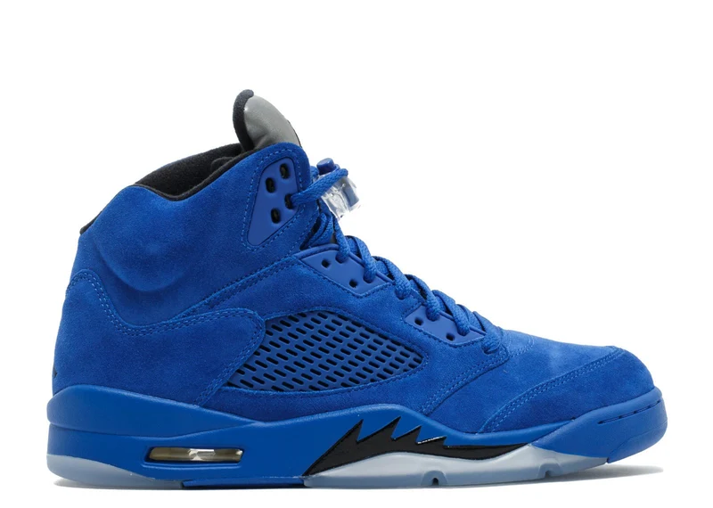 AIR JORDAN RETRO 5 BG - SUEDE BLUE ( GRADESCHOOL)