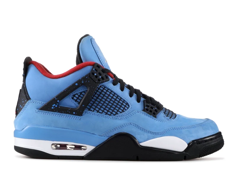AIR JORDAN RETRO 4 TRAVIS SCOTT - CACTUS JACK (BLUE)