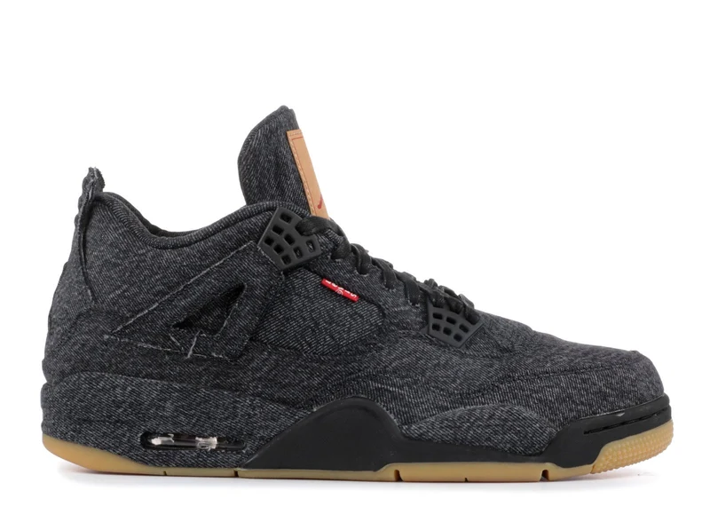 AIR JORDAN RETRO 4 LEVI'S NRG - BLACK DENIM (LEVI'S TAG)