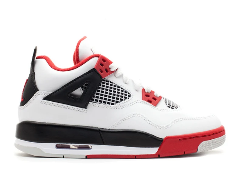 AIR JORDAN RETRO 4 (GS) - FIRE RED (2012) [USED]
