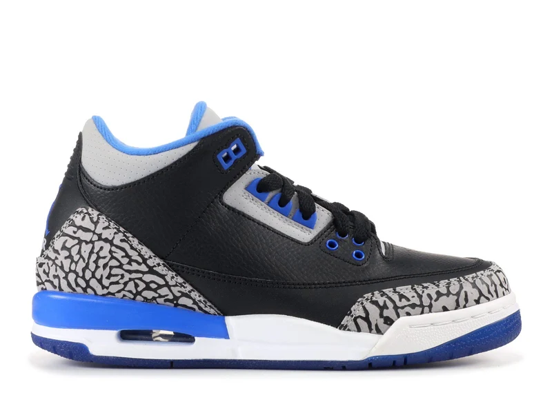 AIR JORDAN RETRO 3 BG (GS) - SPORT BLUE