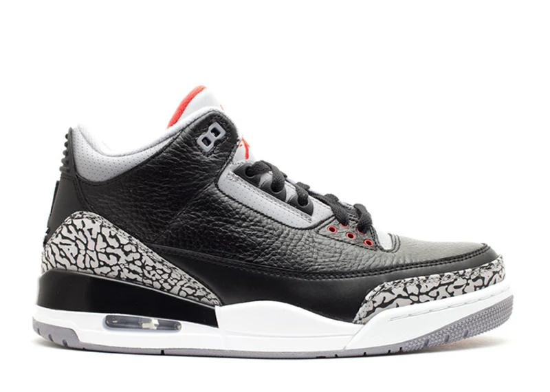 AIR JORDAN RETRO 3 - BLACK CEMENT (2011) [USED]