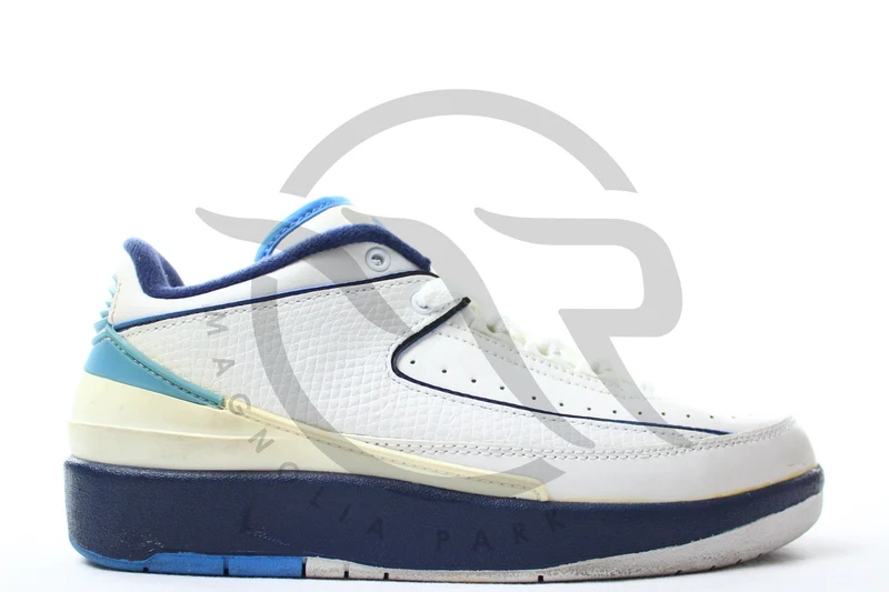 AIR JORDAN RETRO 2 LOW (GS) - MIDNIGHT NAVY