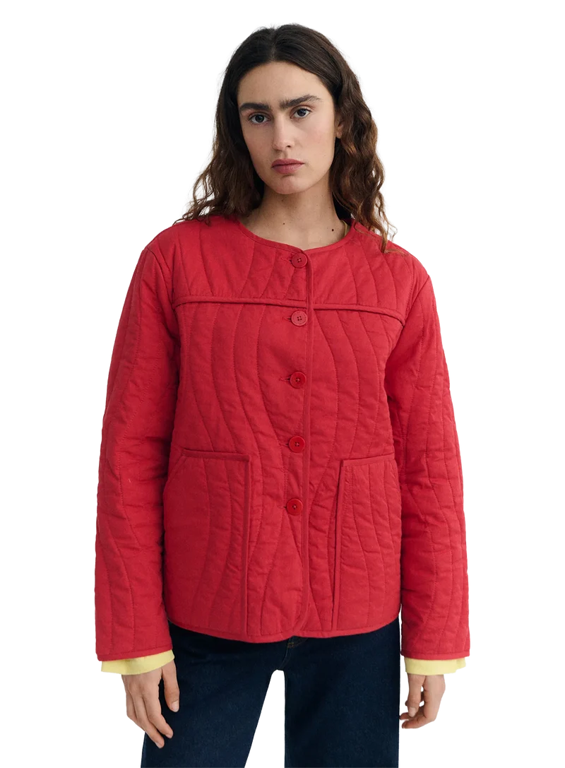 Chaqueta Acolchada Roja Ayo
