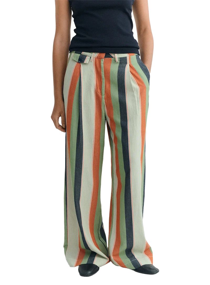 Pantalón Wide Leg Rayas Multicolor Pat