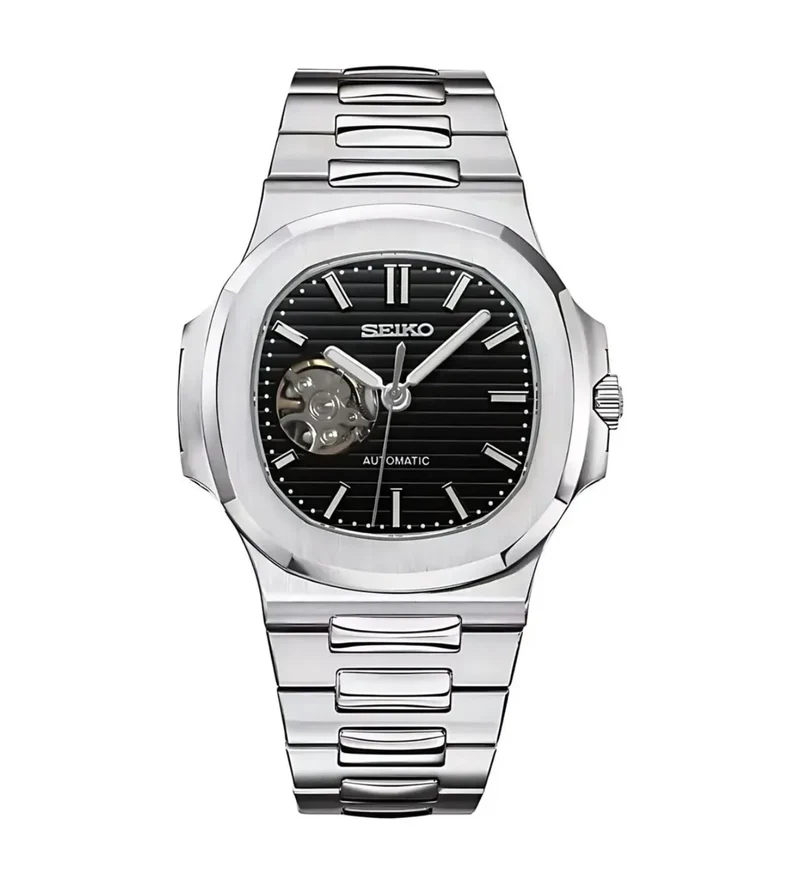 Seiko Patek Plateado OH