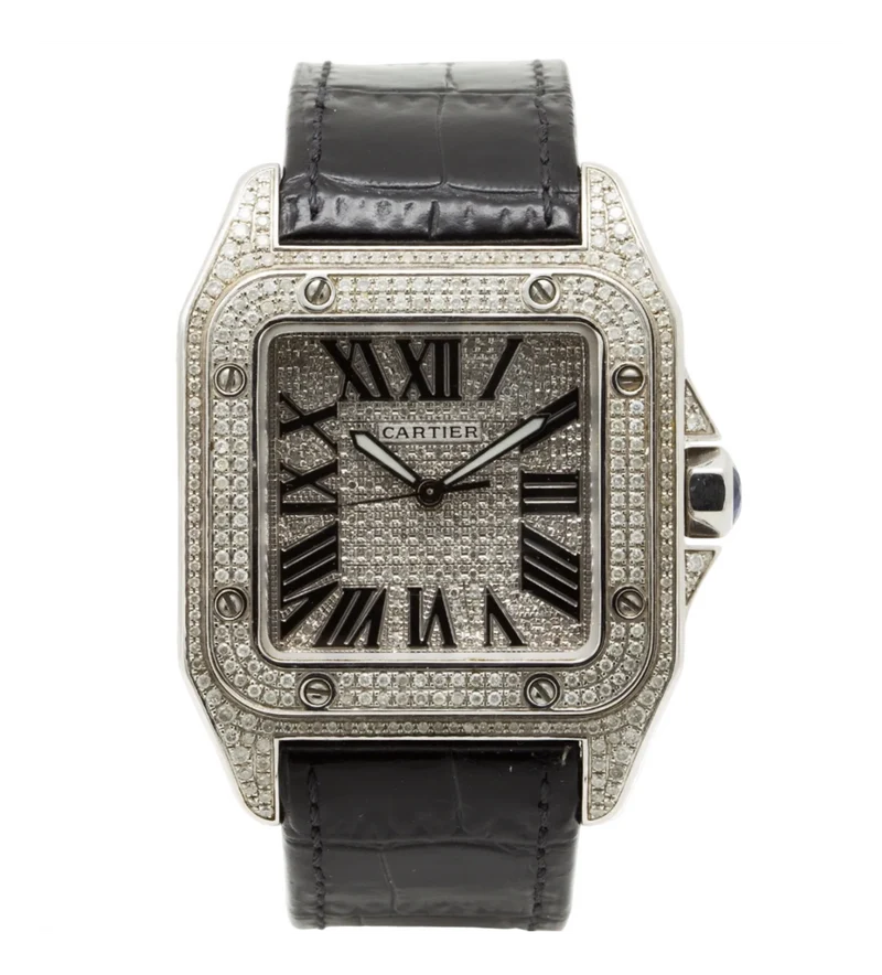 Reloj Cartier Santos 100 XL Ice