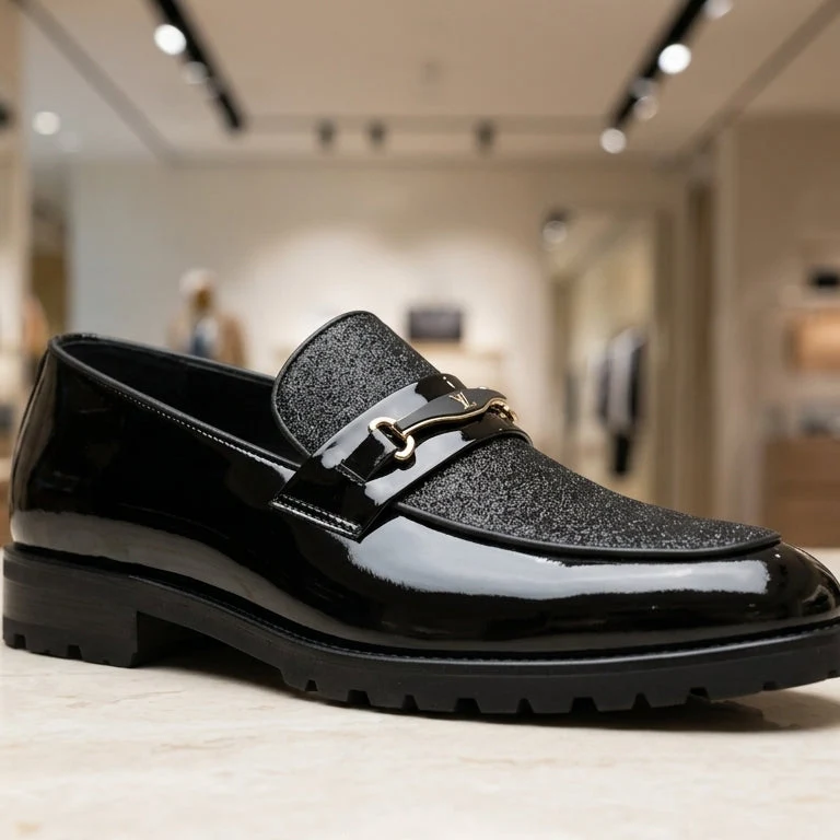 Mocassin luxe en cuir homme