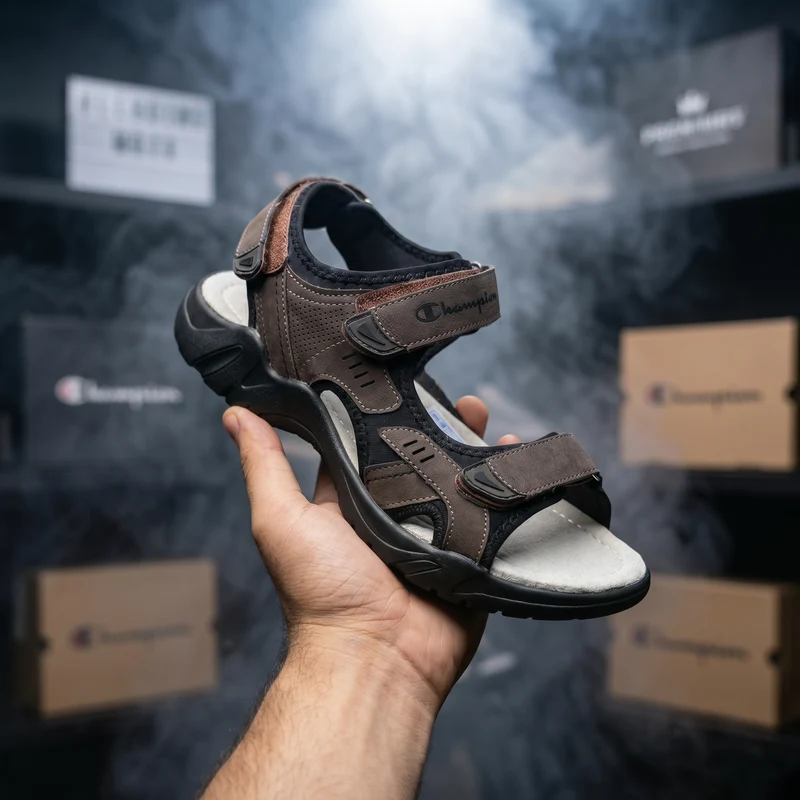 SANDAL CHAMPION MARRON Original