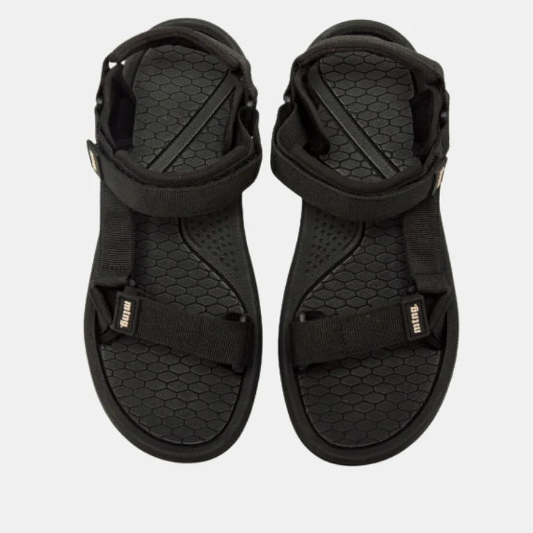 SANDALIA MUSTANG HOMBRE NYLON NEGRO