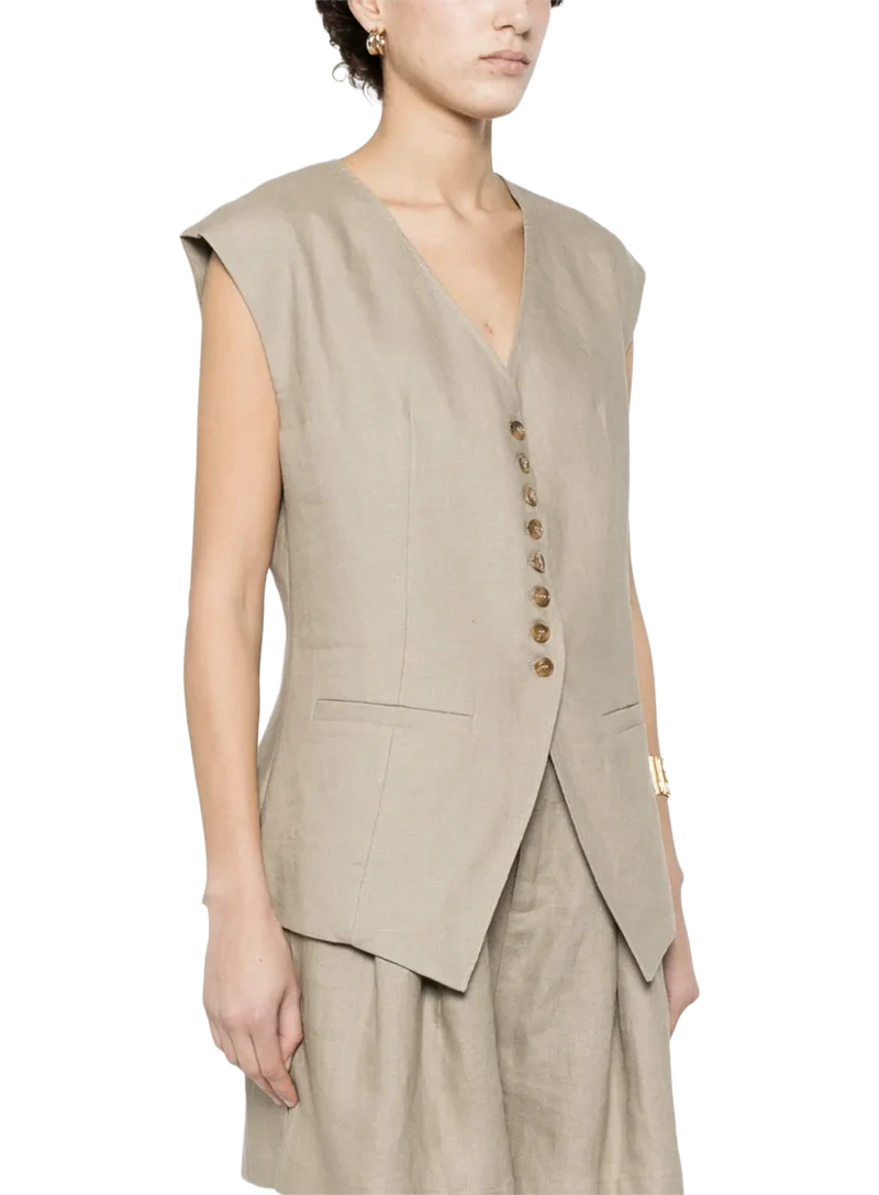 Top Estilo Chaleco De Sastre