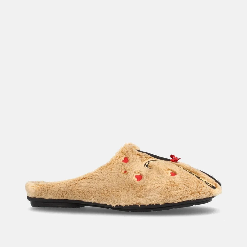 ZAPATILLAS DE ESTAR POR CASA - CARAMEL BEIGE