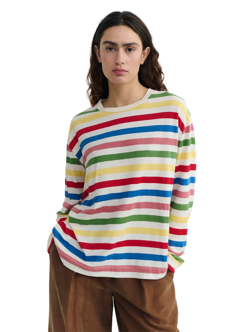Camiseta Manga Larga Rayas Multicolor Emily