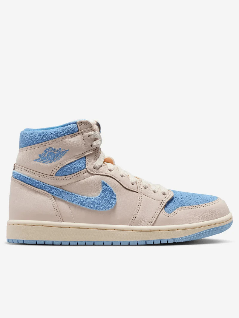 W Air Jordan 1 Retro High OG 'Psychic Blue' and Pale Ivory