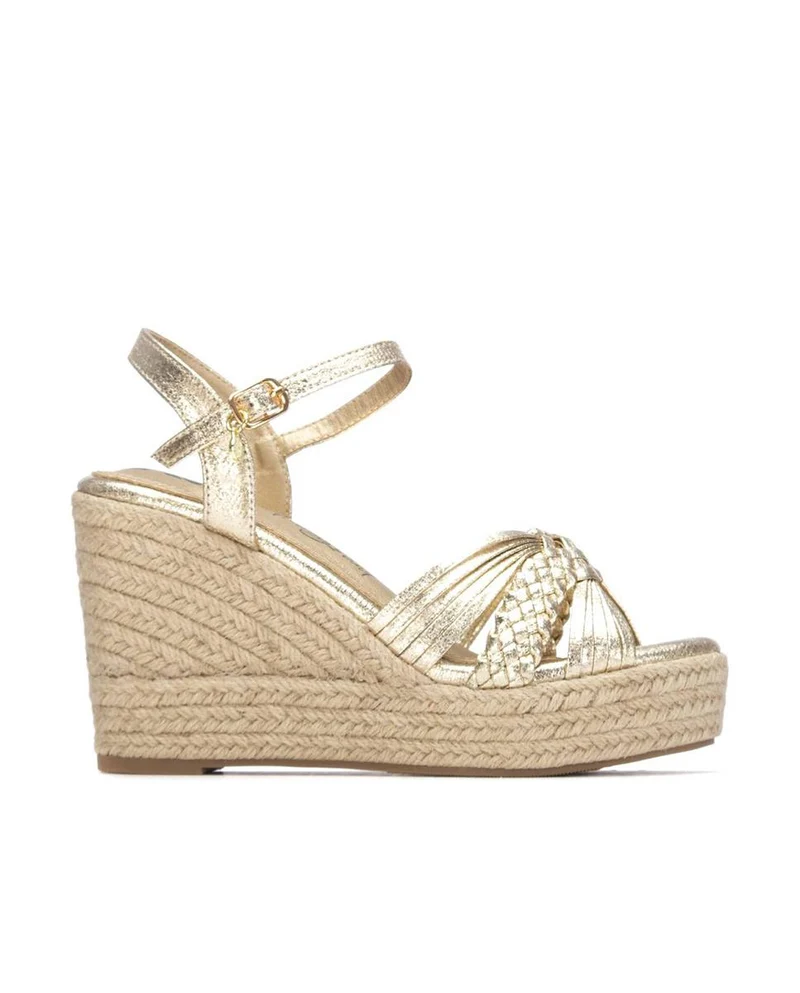 Sandalias XTI Cuña 145420 Oro Mujer