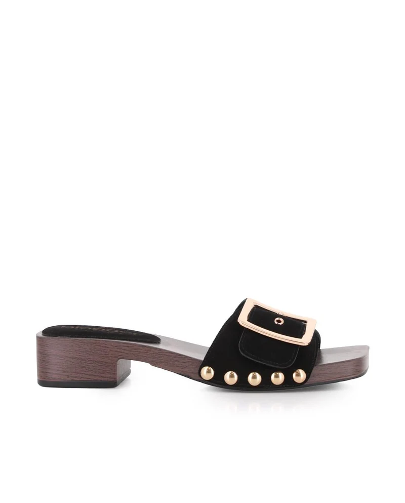 Sandalias de Tacón Blogger Lady Negro Mujer