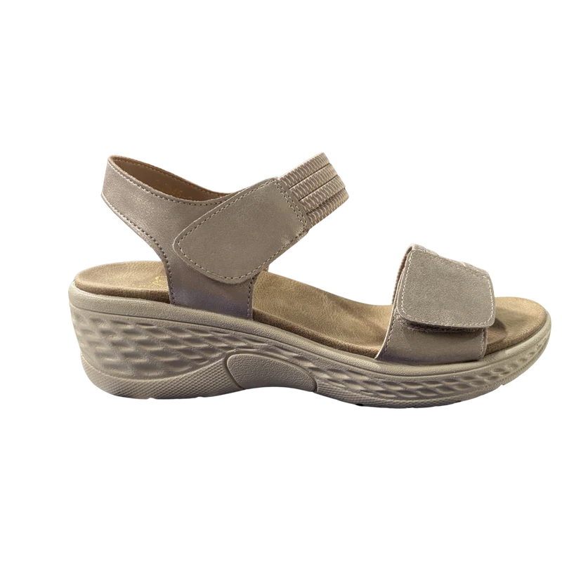 MUJER SANDALIA COMODO CORALINA BEIGE