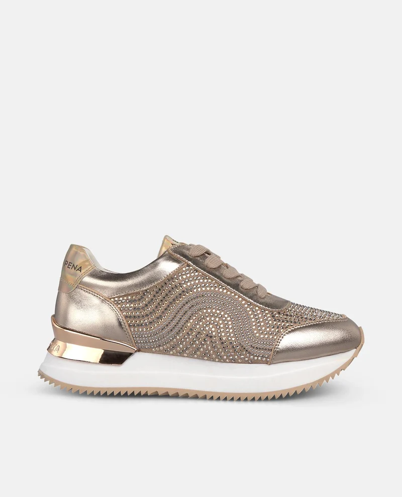 SNEAKER ESTAMPADA PEDRERÍA