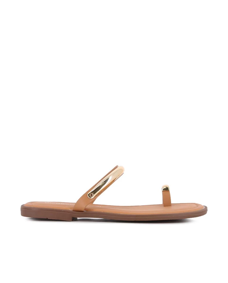 Sandalias planas Blogger Priya Camel Mujer