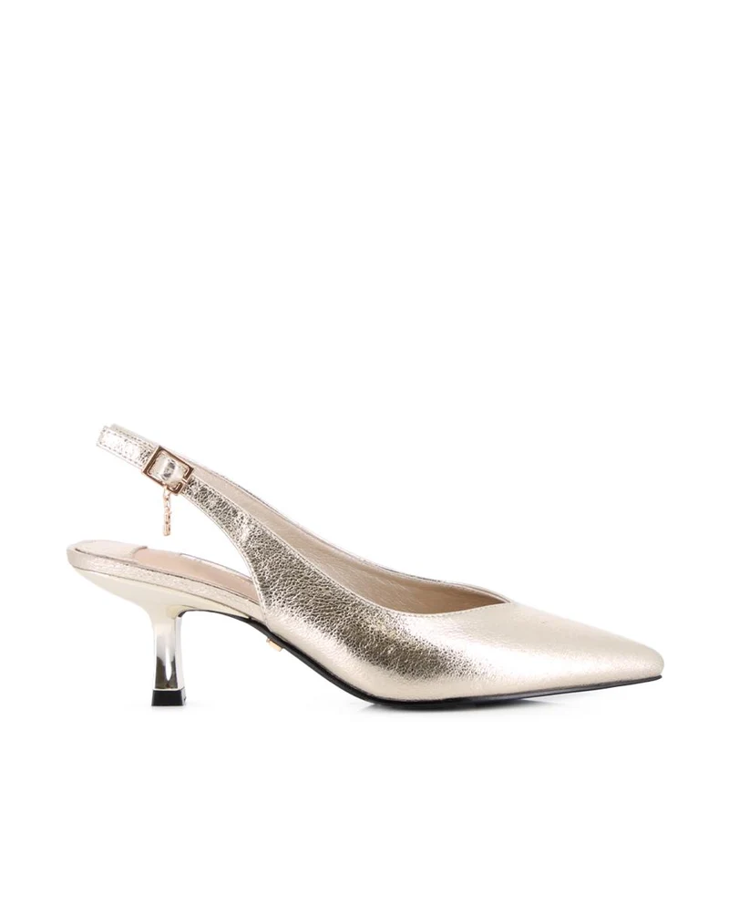 Tacones Blogger Paz Doradas para Mujer