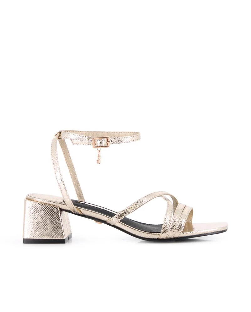 Sandalias de tacón Blogger Chiara 02 Oro Mujer