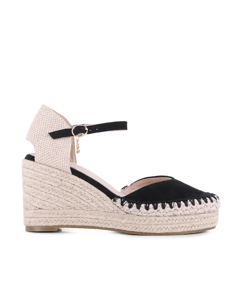 Cuñas Blogger Dafne 02 Negro Mujer