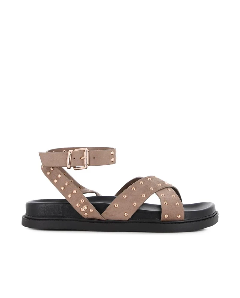 Sandalias planas Blogger Maxim para mujer color beige