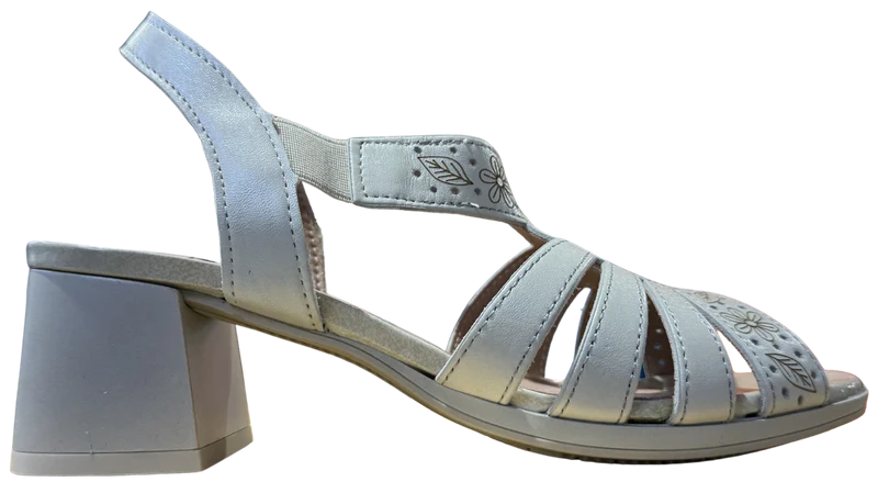 MUJER PITILLOS SANDALIA CON LASER PLATA