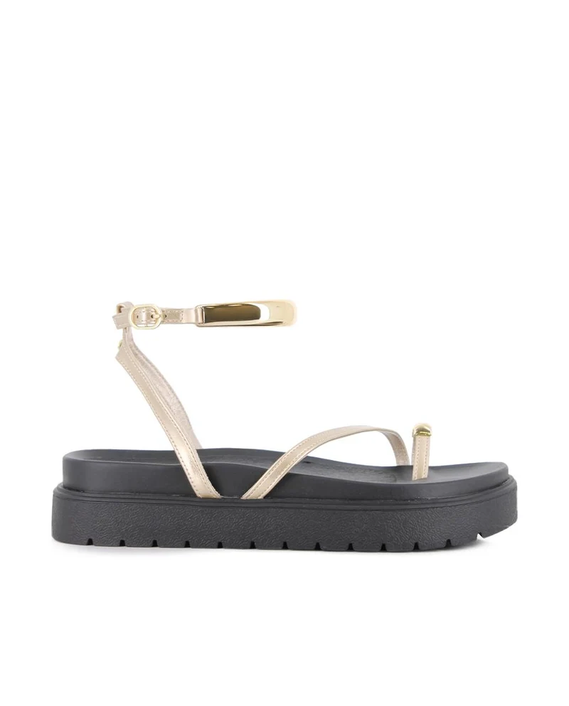 Sandalias de plataforma Blogger Indira doradas para Mujer